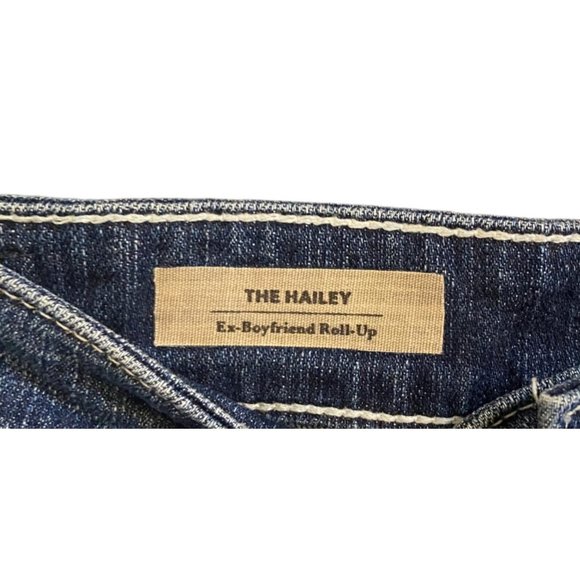 Adriano Goldshmied Women's Denim Shorts Sz 25 Blue The Hailey Ex-Boyfriend - Picture 7 of 9